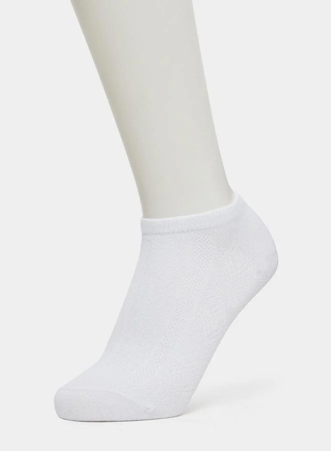 Styli Pack of 5- Breathable Comfortable Hollow Detail Soft Socks
